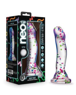 Blush Neo Elite Hanky Panky 7″ Confetti Dildo – Glow in the Dark