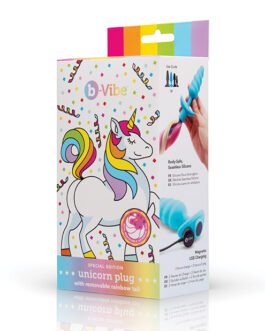 b-Vibe Unicorn Tail Vibrating Butt Plug – Special Edition