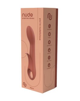 NUDE Sierra Rechargeable G-Spot Duo Vibrator – Peach