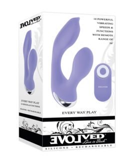 Evolved Every Way Play Remote Controlled Rabbit Vibrator – Lilac