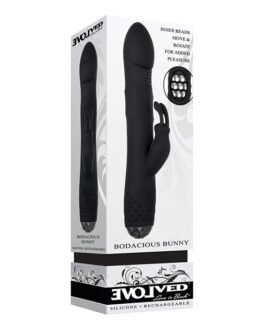 Evolved Bodacious Bunny Rotating Rabbit – Black