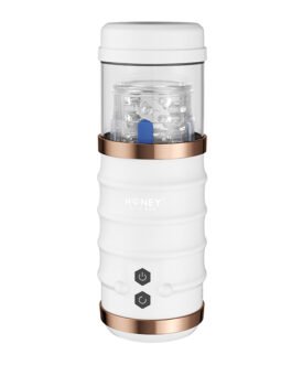 Warrior Auto Thrusting Male Masturbator – White