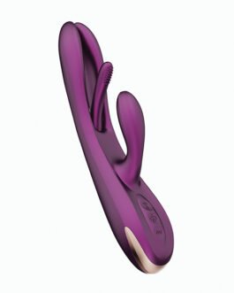 Terri App Controlled Kinky Finger Tapping Rabbit Vibrator – Purple