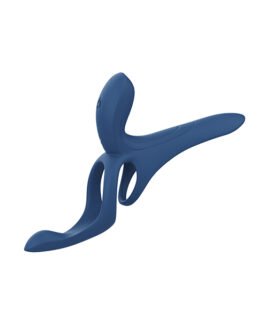 Pleasure Pivot App-Controlled Couples Vibrators – Navy Blue