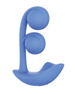 Melody Twin Balls Clit & G-Spot Vibrator – Blue