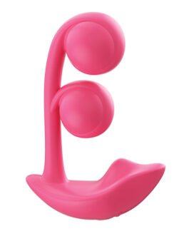 Melody Twin Balls Clit & G-Spot Vibrator – Pink