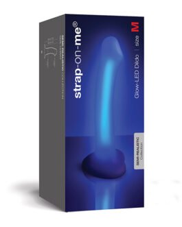 Strap-on-Me Glow-Led Dildo – Purple