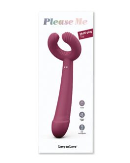 Love to Love Please Me Multi-Play Vibrator – Plum Star