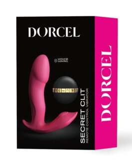 Dorcel Secret Clit Dual Stim Heating and Voice Control – Pink