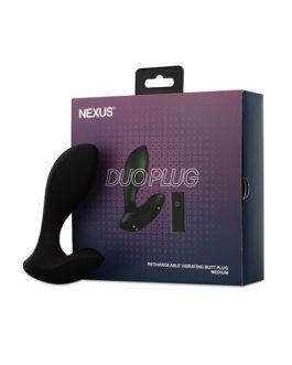 Nexus DUO Plug Medium – Vibrating Butt Plug w/Remote Control