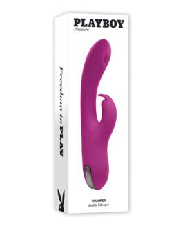 Playboy Pleasure Thumper Rabbit Vibrator – Wild Aster
