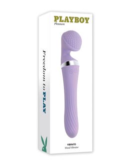 Playboy Pleasure Vibrato Wand Vibrator – Lilac