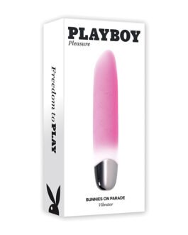 Playboy Pleasure Bunnies on Parade Bullet Vibe – Pink/White