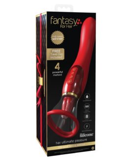 Fantasy For Her Ultimate Pleasure 24K Gold Seasonal Luxury Edition w/Travel Bag Luxury Box – Red