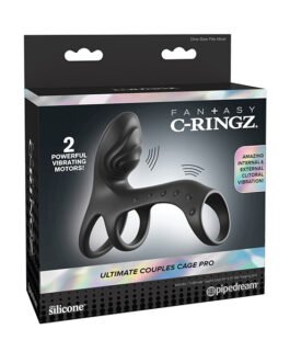 Fantasy C-Ringz Ultimate Couples Cage Pro – Black