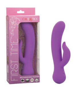 First Time Rechargeable Pleaser Vibrator – Purple