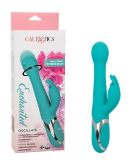 Enchanted Oscillate Vibrator – Turquoise Blue