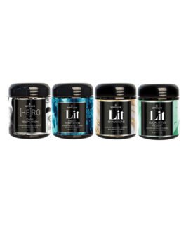 Sensuva Lit 4 pc Variety Pack Luxury Massage Candles