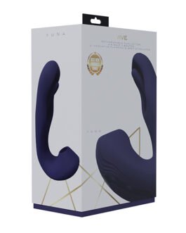 Shots Vive Yuna Dual Action Airwave Vibrator & G-Spot Stimulator – Purple