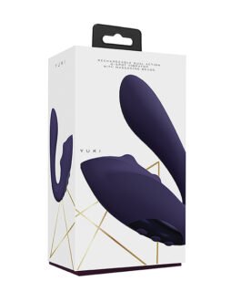 Shots Yuki Dual Action G-Spot Vibrator w/Massaging Beads – Purple