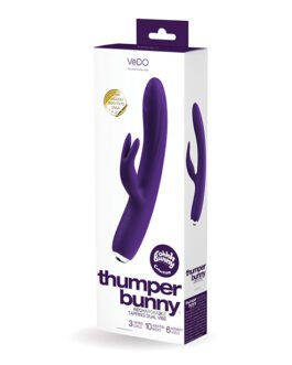 VeDO Thumper Bunny Rechargeable Dual Vibe – Deep Purple