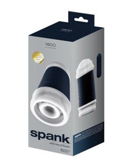 VeDO Spank Rechargeable Vibrating Stroker – Black