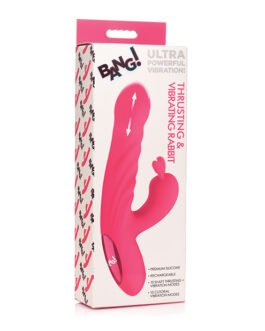 Bang! 10X Thrusting & Vibrating Rabbit – Pink