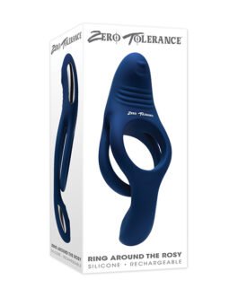 Zero Tolerance Ring Around the Rosy Cock & Ball Vibrator – Blue